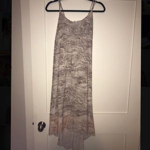 NWOT Free People Asymmetrical Marbled Dress